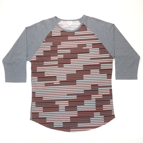 LuLaRoe Tops - LuLaRoe Randy Baseball T Size 2XL (22-24) NWT